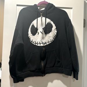Black Nightmare Before Christmas jacket, unisex size Medium from Disneyland.